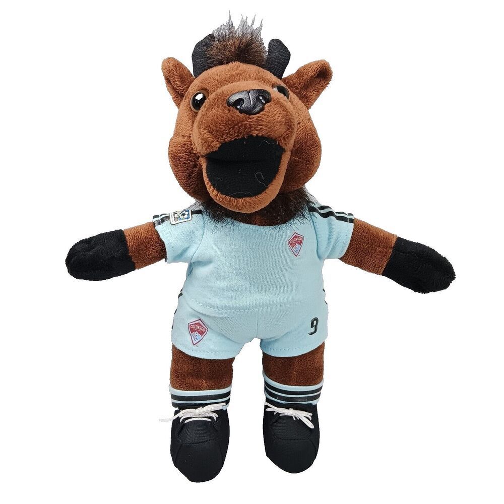 Major League Soccer Colorado Marco 9 Bull Mascot Plush Stuffed Animal Souvenir